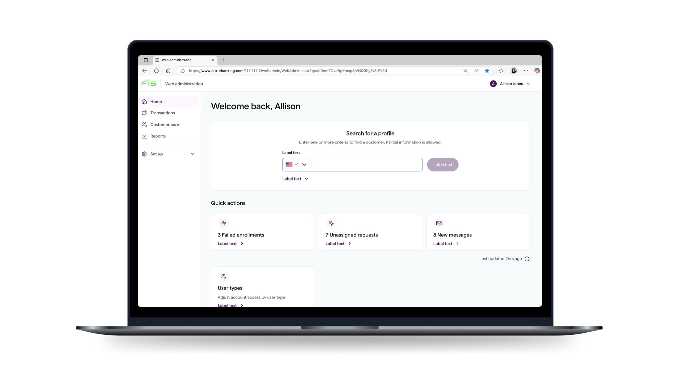 Redesigned navigation — target state